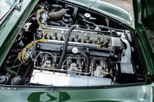 Engine of a 1961 Aston Martin DB4 GT previously owned by Donald Campbell. Creator: Unknown