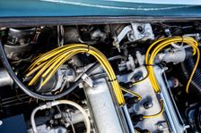 Engine of a 1961 Aston Martin DB4 GT SWB lightweight. Creator: Unknown