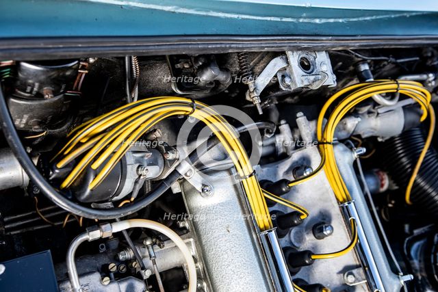 Engine of a 1961 Aston Martin DB4 GT SWB lightweight. Creator: Unknown.