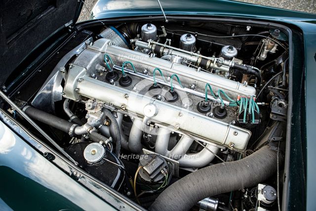 Engine of a 1965 Aston Martin DB5. Creator: Unknown.
