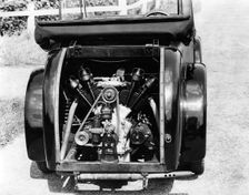 Engine of a 1931 Rover Scarab. Creator: Unknown