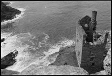 Engine house, Crowns Mine, Botallack, St Just, Cornwall, 1967-1970. Creator: Eileen Deste