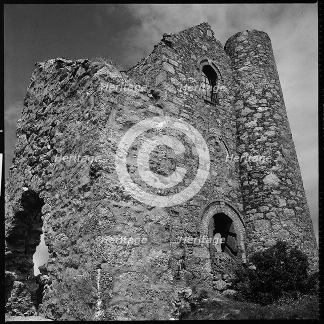 Engine house, Giew Mine, Cripplesease, Towednack, Cornwall, 1967-1970. Creator: Eileen Deste.