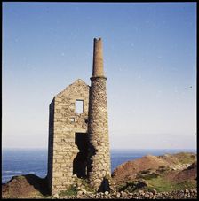 Engine house, West Wheal Owles Mine, Botallack, St Just, Cornwall, 1967-1970. Creator: Eileen Deste