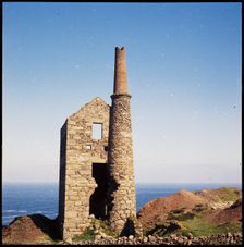 Engine house, West Wheal Owles Mine, Botallack, St Just, Cornwall, 1967-1970. Creator: Eileen Deste