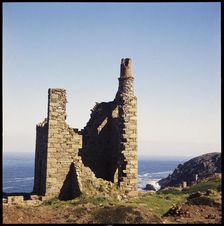 Engine house, Wheal Edward Mine, Botallack, St Just, Cornwall, 1967-1970. Creator: Eileen Deste