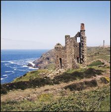 Engine house, Wheal Edward Mine, Botallack, St Just, Cornwall, 1967-1970. Creator: Eileen Deste