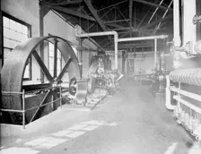 Engine room, Merchants Despatch Transportation Co., between 1900 and 1905. Creator: Unknown