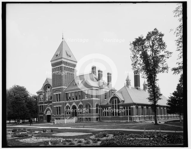 Engineering laboratory, U. of M., Ann Arbor, Michigan, between 1890 and 1901. Creator: Unknown.