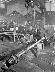Engineers working at Husband & Co, Chesterfield, Derbyshire, 1962. Creator: Michael Walters