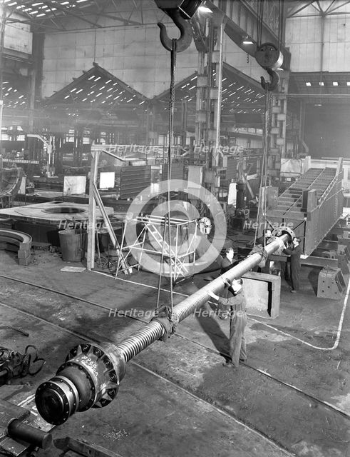 Engineers working at Husband & Co, Chesterfield, Derbyshire, 1962. Creator: Michael Walters.
