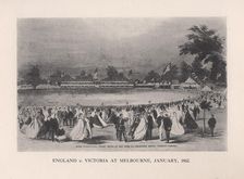 England v Victoria at Melbourne, Australia, January 1862 (1912)