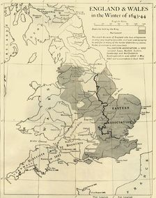 England & Wales in the Winter of 1643-44 1926. Creators: Unknown, Emery Walker Ltd