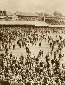 England wins The Ashes against Australia, Oval Cricket Ground, London, 1926, (1935). Creator: Unknown