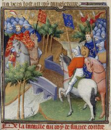 England and France at war, c1415. Creator: Workshop of the Boucicaut Master