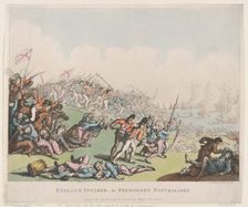 England Invaded, or Frenchmen Naturalized, March 16, 1798., March 16, 1798. Creator: Thomas Rowlandson