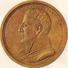 England's Great Captain Arthur Duke of Wellington - Souvenir Medal 1815 (1910). Artist: Edward Orme