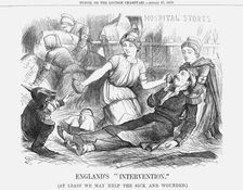 England's Intervention., 1870. Artist: Joseph Swain