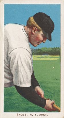 Engle, New York, American League, from the White Border series (T206) for the American ..., 1909-11. Creator: American Tobacco Company