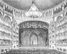 English theatricals at Paris - the Salle Ventador, 1844. Creator: Unknown
