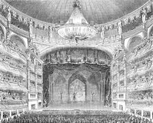 English theatricals at Paris - the Salle Ventador, 1844. Creator: Unknown
