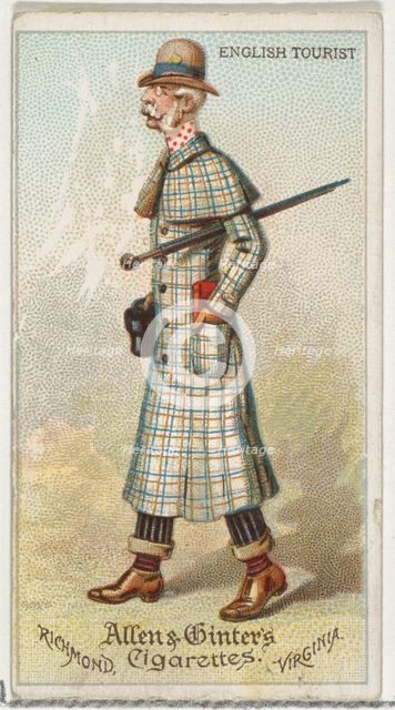 English Tourist, from World's Dudes series (N31) for Allen & Ginter Cigarettes, 1888. Creator: Allen & Ginter.