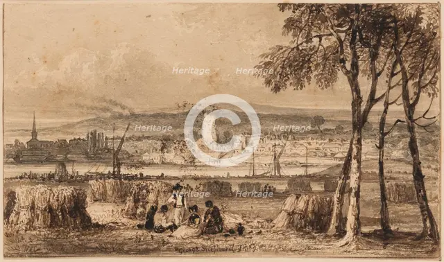 English Town, c1790-1840. Creator: George Shepheard.