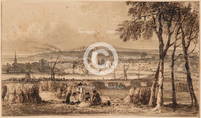 English Town, c1790-1840. Creator: George Shepheard.