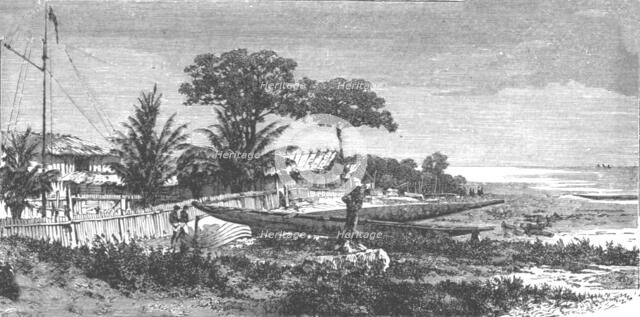 ''English trading settlement on the Gaboon; The Gaboon.', 1875. Creator: Unknown.