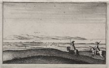 English Views: Isle of Wight from Portsmouth. Creator: Wenceslaus Hollar (Bohemian, 1607-1677)