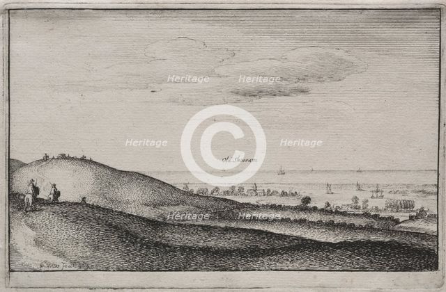English Views: Old Shoreham, 1645. Creator: Wenceslaus Hollar (Bohemian, 1607-1677).