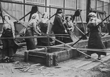 English women in shipbuilding yards, between c1915 and c1920. Creator: Bain News Service
