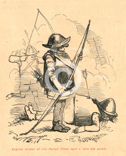 'English Archer of the Period (from such a rare old print)', 1897.  Creator: John Leech.