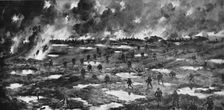English Attack on July 31, 1917; Advance at dawn, of the infantry.., 1917. Creator: MHK Koekkoek