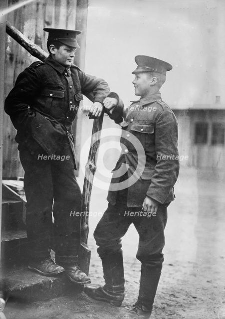 English boys, 14 1/2 & 16 years at Doeberitz, between 1914 and c1915. Creator: Bain News Service.