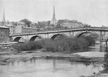 English Bridge, Shrewsbury c1896. Artist: Valentine & Sons