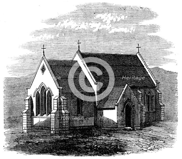 English church, Philippolis, Orange Free State, South Africa, 1868. Creator: Unknown.