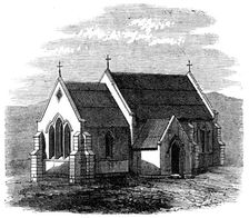 English church, Philippolis, Orange Free State, South Africa, 1868. Creator: Unknown