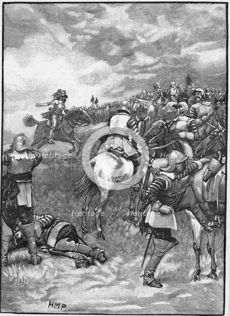 English Civil Wars: Battle of Naseby, Northamptonshire, 14 June 1645. Artist: Unknown