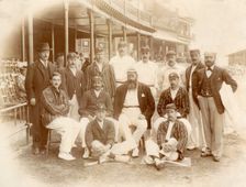 English cricket team, Trent Bridge cricket ground, Nottingham, Nottinghamshire, 1899. Creator: Unknown