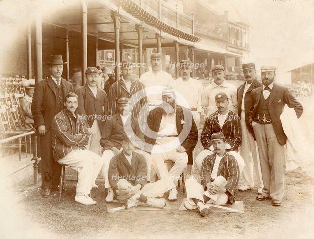 English cricket team, Trent Bridge cricket ground, Nottingham, Nottinghamshire, 1899. Creator: Unknown.