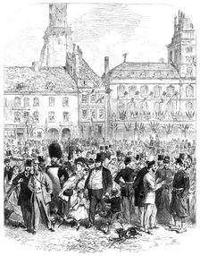 English Excursionists at Calais, 1865. Creator: Unknown