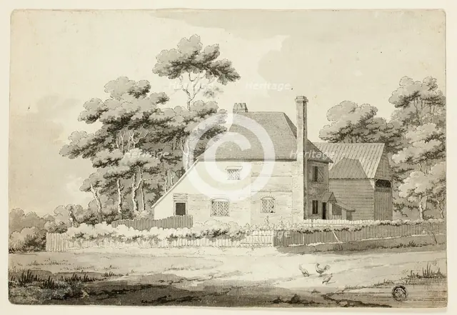 English Farmhouse, n.d. Creator: Samuel Hieronymus Grimm.