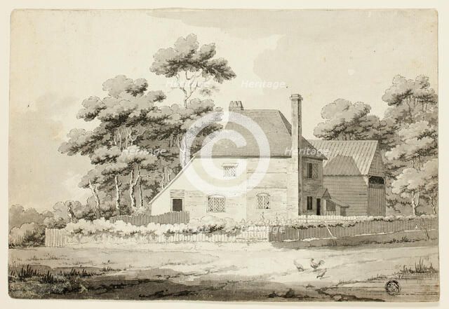 English Farmhouse, n.d. Creator: Samuel Hieronymus Grimm.
