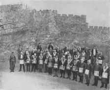 English Freemasons at Jerusalem 1898. Artist: CN Tadros