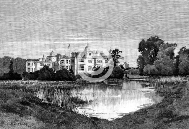 English Homes - No. XXIV. Audley End: view from the grounds, 1890. Creator: Unknown.