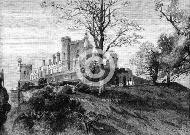 English Homes - No. XXIII: Belvoir Castle: corner view from the Private Gardens, 1890. Creator: Unknown.
