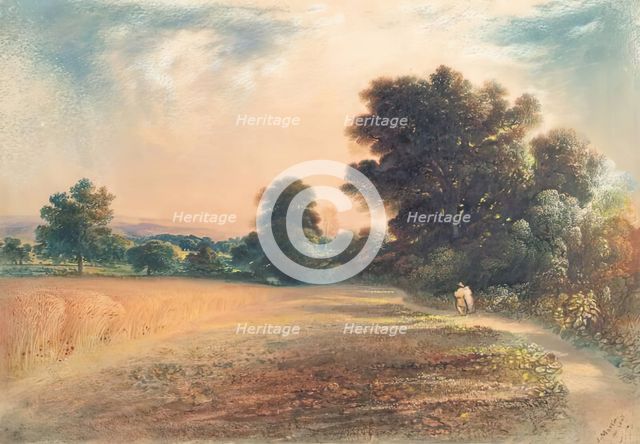 English Landscape, 1847. Creator: John Martin.
