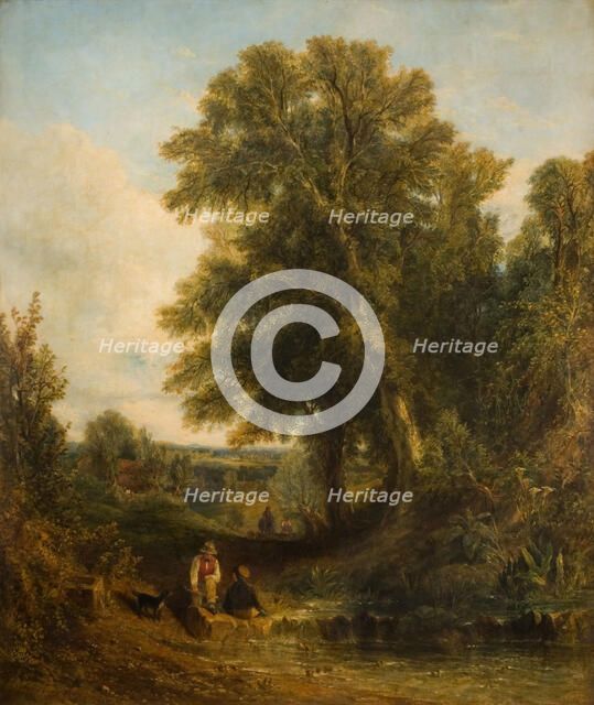 English Landscape, 1829. Creator: Thomas Creswick.