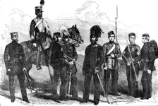 English Militia and Yeomanry Cavalry, 1854. Creator: Unknown